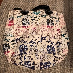 Roxy- Vintage Roxy beach bag